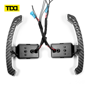 แป้นเปลี่ยนเกียร์ TDD LED คาร์บอนไฟเบอร์แม่เหล็ก สำหรับพวงมาลัย Toyota A90 Supra MK5 - Product Image 1