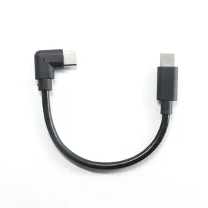 Custom 90 Graden Haakse Usb Type C Male Naar Male Usb C Kabel Voor Nintendo Schakelaar Opladen 10Cm 30Cm 50Cm 100Cm