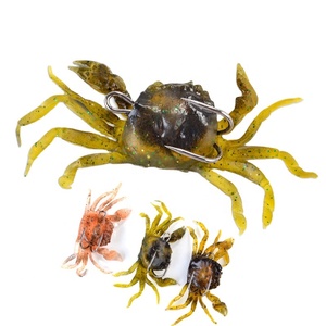 Fishking1 PCS Artificiale di <span class=keywords><strong>Pesca</strong></span> Granchio Richiamo 3D Simulazione Morbido Esche Da <span class=keywords><strong>Pesca</strong></span> <span class=keywords><strong>con</strong></span> Gancio - Product Image 1