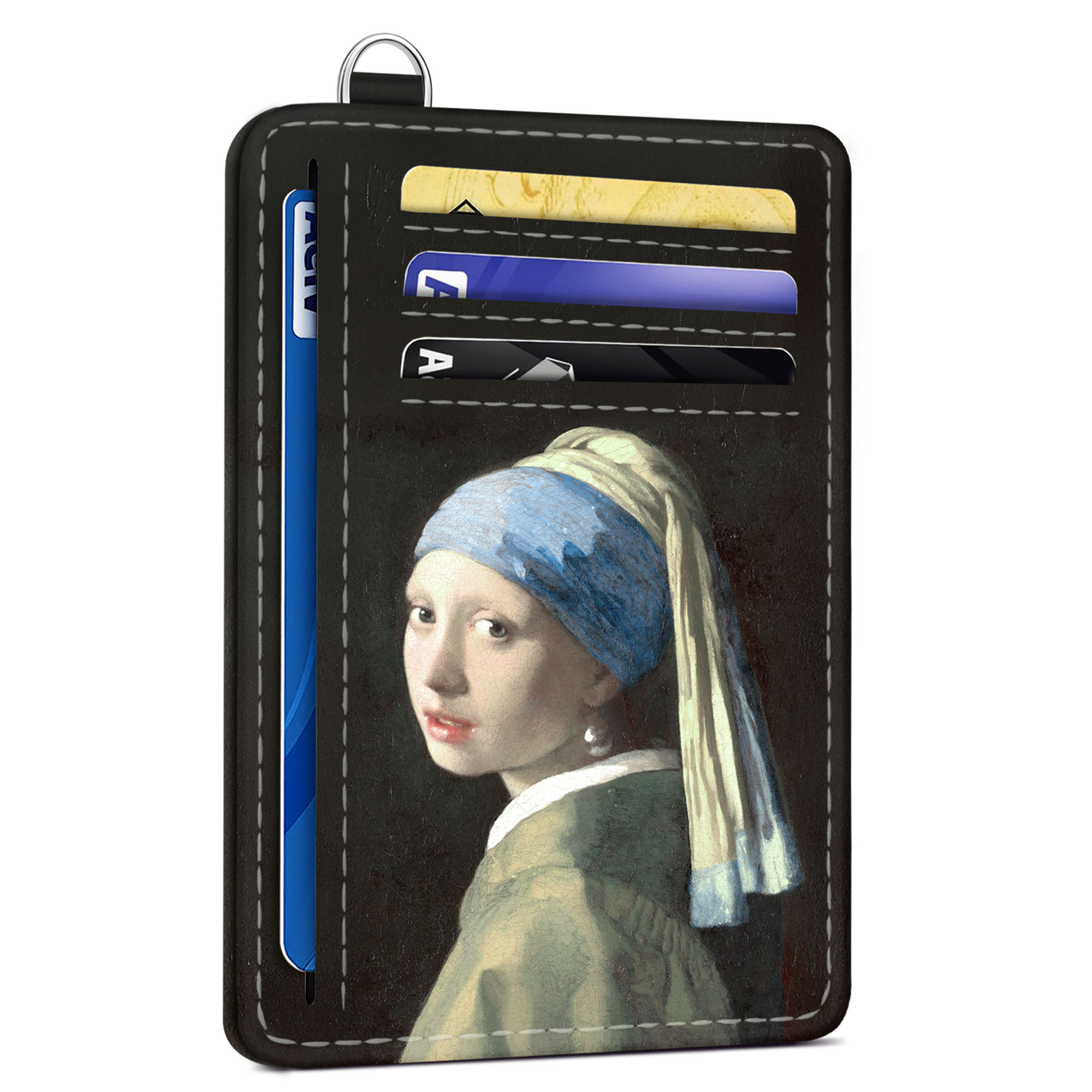 เด็กผู้หญิงใส่ต่างหูมุก