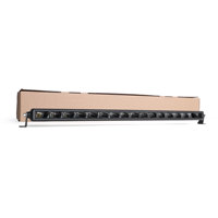 Barre lumineuse LED bicolore de 30 pouces, blanc ambre, fine, à une seule rangée, pour camion 4x4, pick-up, tout-terrain
