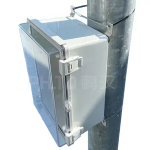 PHLTD 200*170*300mm Switchboard Sturdy Pole-Mounted Plastic Enclosure for Outdoor Electronics