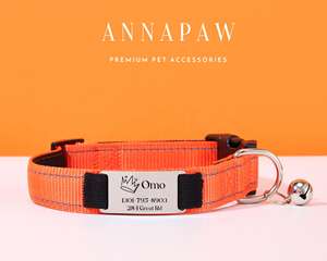 Ensemble collier et laisse en velours personnalisé pour chien, avec nom gravé, nœud décoratif, cadeau réfléchissant fait main pour Noël - Product Image 4