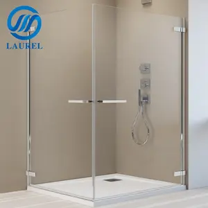 CE SGCC 8mm 10mm 12mm Safety Clear Tempered Glass Shower Glass Door