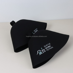 Gorro de Sauna de Fieltro Ecológico de Lana Merino Ulike MW-34, Estilo Vikingo Nórdico, Sin Costuras, Suave, Reutilizable, Gorro de Ducha para Adultos, Logotipo Personalizado - Product Image 1