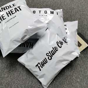 ที่กำหนดเองสีขาวพลาสติกย่อยสลายได้ถุงไปรษณีย์ Self Adhesive ออกแบบส่วนบุคคลโพลี Mailer โลโก้ - Product Image 5
