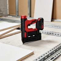 Cloueuse d'angle 2-en-1 puissante de calibre 18 pour finitions et plinthes, pistolet à clous sans balais à batterie lithium-ion longue durée