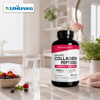 Capsules de collagène beauté, complément alimentaire pour les soins de la peau, formule et emballage personnalisés disponibles en marque privée