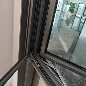 Fenêtres en aluminium pour la maison, à double <span class=keywords><strong>vitrage</strong></span>, à rupture de pont thermique, résistantes au vent, avec système de battant à ressort, pour projets en Amérique du Nord, résistantes aux impacts d'ouragans - Product Image 6