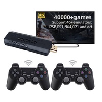 X2 Android 4K TV Stick Console vidéo 64G avec 30000-50000 jeux manette sans fil Gamepad lecteur de jeu rétro