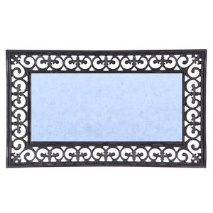Interchangeable Sublimation Blank PVC <b>Rubber</b> Door <b>Mats</b> with Insert - Product Image 1