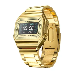 2022 latest 0.96 Inch Square Screen Metal Alloy i6 watch phone metal smart watch classic sports watch