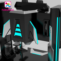2024 nouveau Vr 2 sièges 1080 simulateur de mouche immersif 720 rotation 9D Vr montagnes russes équipement d'amusement