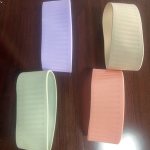 바닥 보호 실리콘 컵베이스, 유리 병용 실리콘 병 커버 밴드 - Product Image 2