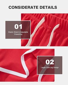 Customized Casual <b>Mens</b> Polyester Mesh <b>Shorts</b> <b>3</b> <b>Inch</b> Gym Athletic Workout Bodybuilding Booty Track Side Split Running Pattern - Product Image 3