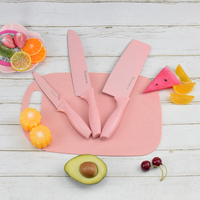 7 pièces multifonction ménage couteau de cuisine ensemble accessoires de cuisine pomme de terre fruits éplucheur couteaux en acier inoxydable planche à découper