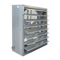 Ventilateurs axiaux en acier de 54 pouces pour le confort des bâtiments d'élevage, ventilation et refroidissement des fermes, ventilateur d'évacuation suspendu