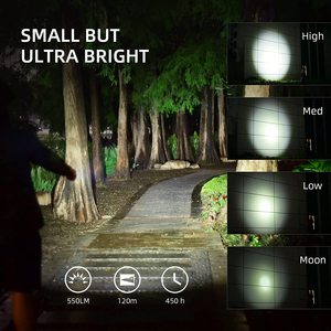 Wuben T2 Trọng lượng nhẹ Mini torch <span class=keywords><strong>AA</strong></span> EDC đèn pin chiến thuật cho cắm trại ngoài trời Đi Bộ Đường dài không thấm nước IP68 Hợp kim nhôm cơ thể đèn - Product Image 2