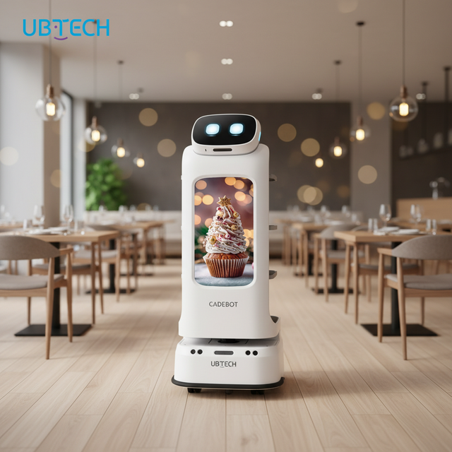 UBTECH for Advertising Display Delivery Robot with LDS+VSLAM Navigation App-Controlled 40KG Payload for Promotions
