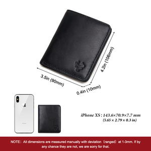 HUMERPAUL − portefeuille en <span class=keywords><strong>cuir</strong></span> pour hommes, marque de luxe, Rfid, pour cartes de crédit, accessoire court, Slim, <span class=keywords><strong>porte</strong></span>-cartes de poche - Product Image 6