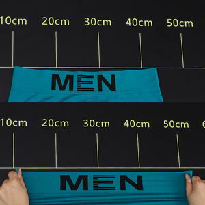 프리미엄 품질 남성용 80G 심리스 복서 브리프 단단한 두꺼운 폴리에스터 폴리 아미드/Elastano 통기성 성인 맞춤형 로고 - Product Image 5