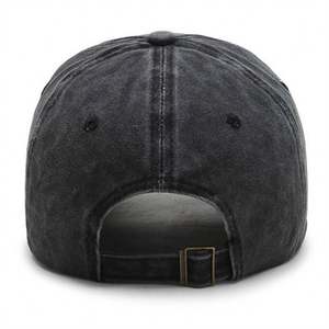 Casquettes de baseball en coton délavé vintage, casquettes personnalisées avec logo, casquettes ajustables pour hommes et femmes - Product Image 3