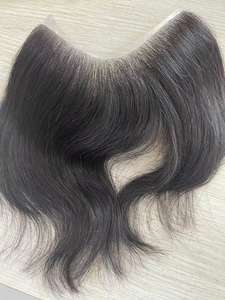 วิกผมคนอินเดียสำหรับผู้ชาย6นิ้ว,ผมปลอมชายหน้าผาก - Product Image 4