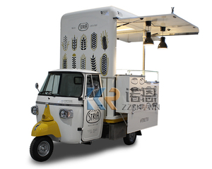 OEM KNOWN KN-350 Fiberglass Aluminum Electric Tricycle Ice Cream Ape Candy <b>Cookies</b> Food Truck Cart - Product Image 4