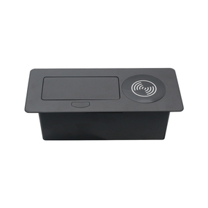 Toma de corriente de escritorio para <span class=keywords><strong>muebles</strong></span>, toma de corriente USB oculta con cargador inalámbrico, duradera, gran oferta - Product Image 4