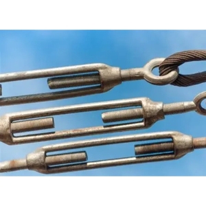 Tensor de cable galvanizado de cuerpo abierto con ojo roscado para cuerda de alambre - Product Image 6