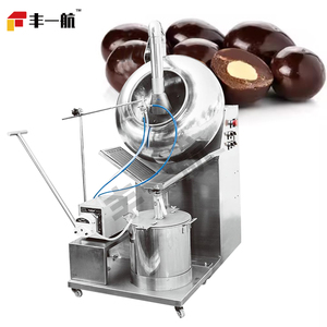 Machines de revêtement au caramel pour bonbons mous de haute qualité 300 mm 600 mm Machines de traitement alimentaire par pulvérisation - Product Image 1
