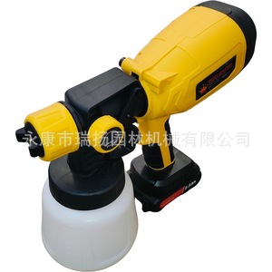 High Pressure Electric <b>Spray</b> Gun Lithium Battery <b>1</b> L Cup Capacity Brushless Motor Portable <b>Paint</b> Sprayer For Diy Use - Product Image 3