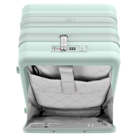 MGOB Bagage à main en ABS/PC de 20 pouces Valise d'affaires de 24 pouces Bagages à roulettes Ensembles de 2 pièces Bagages