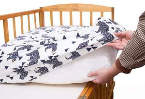 新着工場OEM綿100% プリントフィットベビーベッドキッズ寝具シーツ - Product Image 5