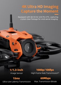 GEPRC Darkstar16 O4 <span class=keywords><strong>Pro</strong></span> FPV Drone 1.6 Inch Cinewhoop With O4 Air Unit <span class=keywords><strong>Pro</strong></span> <span class=keywords><strong>HD</strong></span> <span class=keywords><strong>Camera</strong></span> 4K CMOS F411 12A AIO 1003 14800KV Motors - Product Image 5
