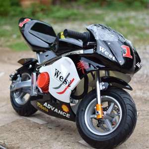 Mini <span class=keywords><strong>coche</strong></span> deportivo de venta directa del fabricante, motocicleta en modo de carreras <span class=keywords><strong>49CC</strong></span>, arranque manual de aceite mixto desde el SUV - Product Image 5