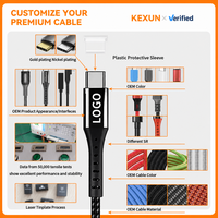 Kabel Pengisian Cepat USB Type-C Braided Ultra Tahan Lama 60W Grosir untuk iPhone 15 16 17 18