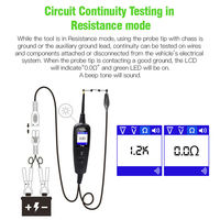 Pour JDiag P100 ABS outil de Diagnostic de système électrique testeur de puissance de charge de batterie pour voitures et camions