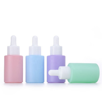 Flacon en verre pour huile essentielle, multicolores, différentes couleurs, vide, ambre, avec compte-gouttes