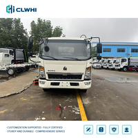 Nouveau camion compacteur de déchets Howo 4x2 6M³ 150HP Euro 6, mini camions compacteurs de déchets, camion compacteur de déchets Howo