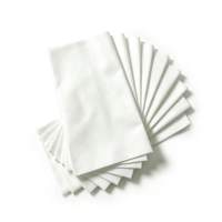 Hochwertige Serviette Pure White Linen Feel Custom Logo 1 PLY Tasche Gold Silber bedruckte Servietten für Party
