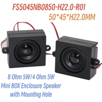 Altavoz multimedia cerrado de rango completo 4R5W 50*45MM 8 ohmios 5 vatios con marco cuadrado 500Hz 5045 para equipos inteligentes