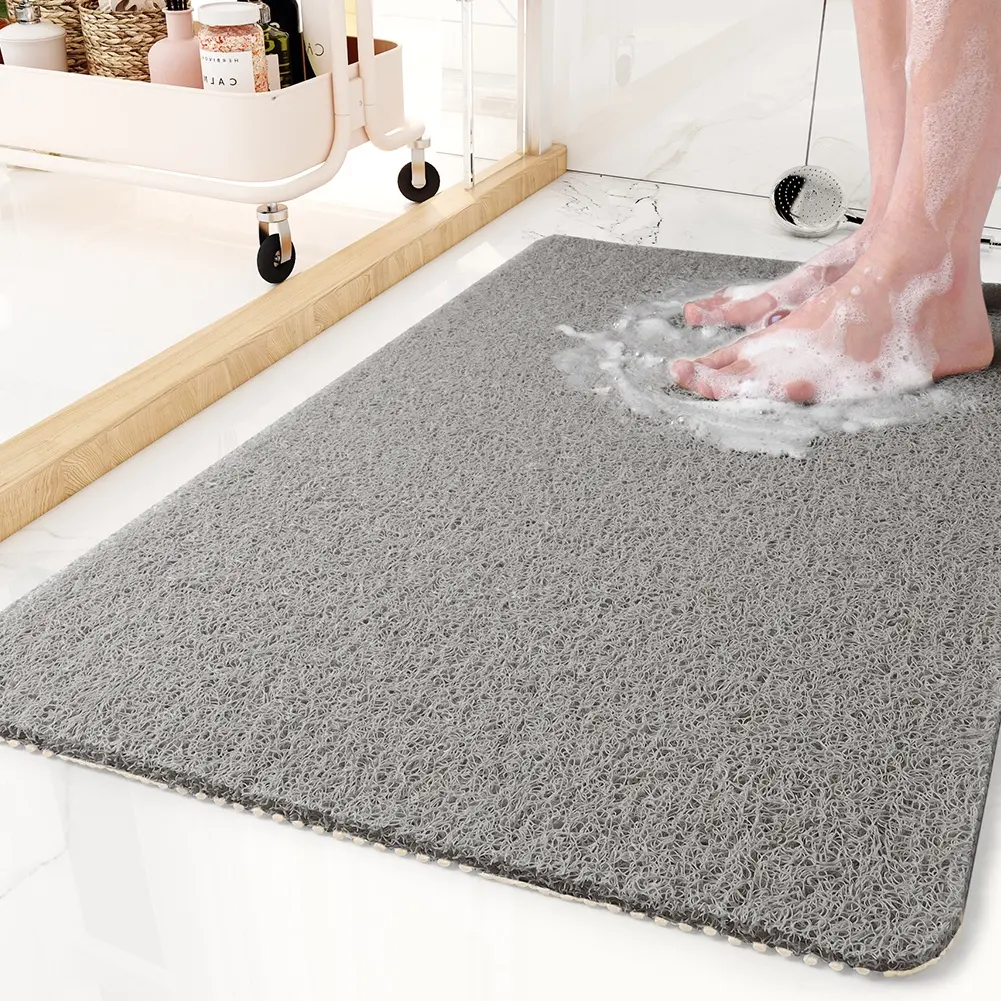 7Colour custom size Bathroom loofah Non Slip Bath mat Water Absorb Moldproof Bathroom non-slip antislip shower mat
