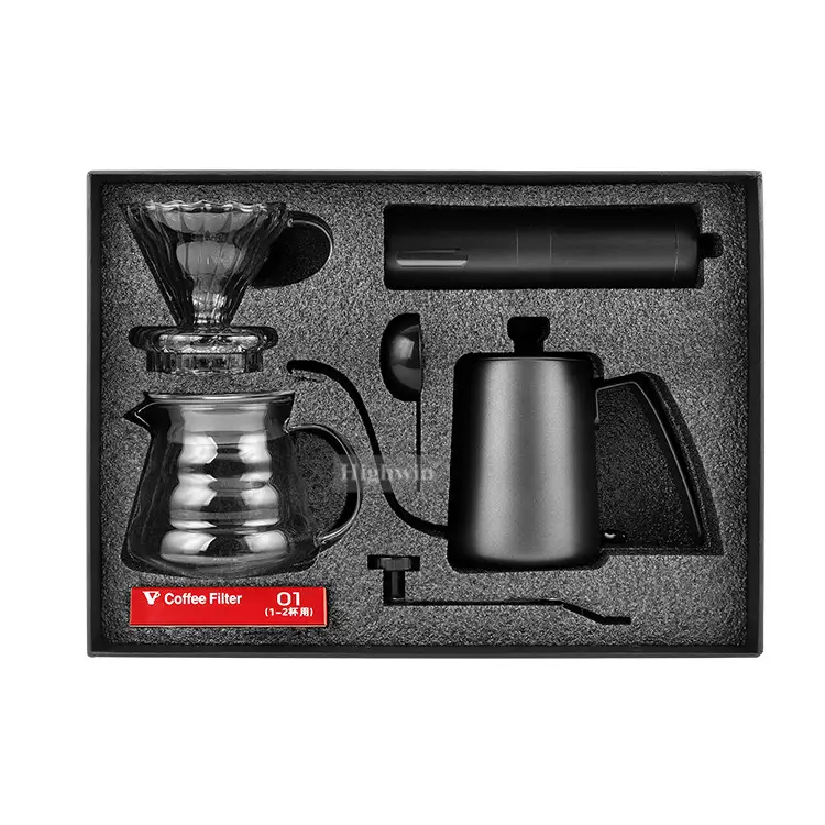 V60 Barista Coffee Gift Set Drip Gooseneck Kettle Coffee & Tea Sets