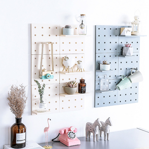 Wholesale Adhesive Mini Plastic <b>Pegboard</b> Display <b>Peg</b> Board Wall Organizer for Craft Room Garage Kitchen - Product Image 5