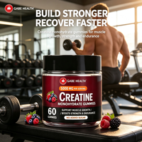 Gummies de créatine en gros 5000 mg Créatine monohydrate Sans sucre ajouté Croissance musculaire maigre Force et puissance pour la musculation OEM
