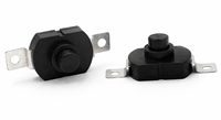 Interrupteur à bouton-poussoir 1712KD 30V 1A pour lampe torche, interrupteur de verrouillage 17x12x9.5MM, interrupteur marche-arrêt pour lampe de table