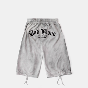 Shorts amples à sept points pour hommes, style rétro américain, broderie tie-dye, ensemble homme/femme - Product Image 4