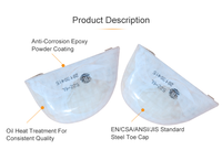Embouts de sécurité en composite de fibre de verre pour chaussures de sécurité Fabricant d'usine