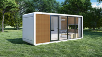 Maisons modulaires préfabriquées de 20 pieds et 40 pieds, petits bureaux modulaires préfabriqués, cabines Apple